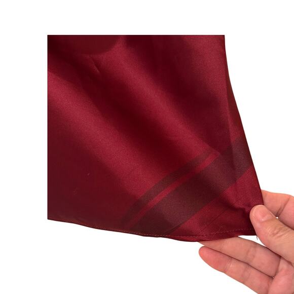 LIONESS Delilah Satin Cowl Top in Burgundy Coquette Night Out, size S NWOT - Picture 7 of 10